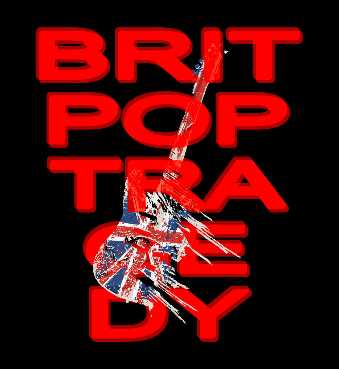 Britpop Tragedy T-Shirt Unisex Relaxed