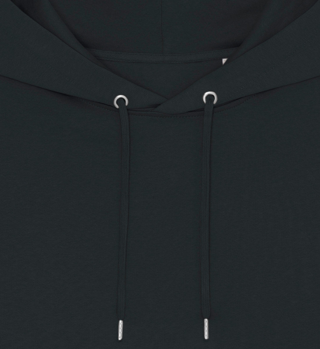 Schwarzer Oversize Hoodie Unisex für Frauen und Männer bedruckt mit dem Design der Roger Rockawoo Kollektion No Doubt