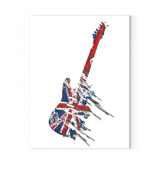 Leinwandbild auf Holzkeilrahmen aufgezogen mit Druck Design der Roger Rockawoo Kollektion britpop tragedy