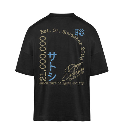 Schwarzes T-Shirt Unisex Oversize Fit für Frauen und Männer bedruckt mit dem Design der Roger Rockawoo Clothing i was wrong about bitcoin