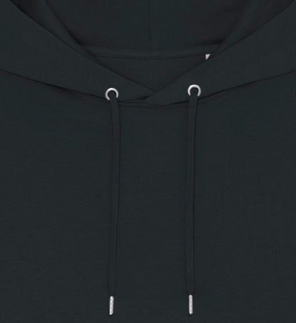 Schwarzer Oversize Hoodie Unisex für Frauen und Männer bedruckt mit dem Design der Roger Rockawoo Kollektion Boxing cheaper than a lawyer