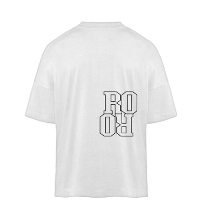 Weißes T-Shirt Unisex Oversize Fit für Frauen und Männer bedruckt mit dem Design der Roger Rockawoo Kollektion or was it all just a dream