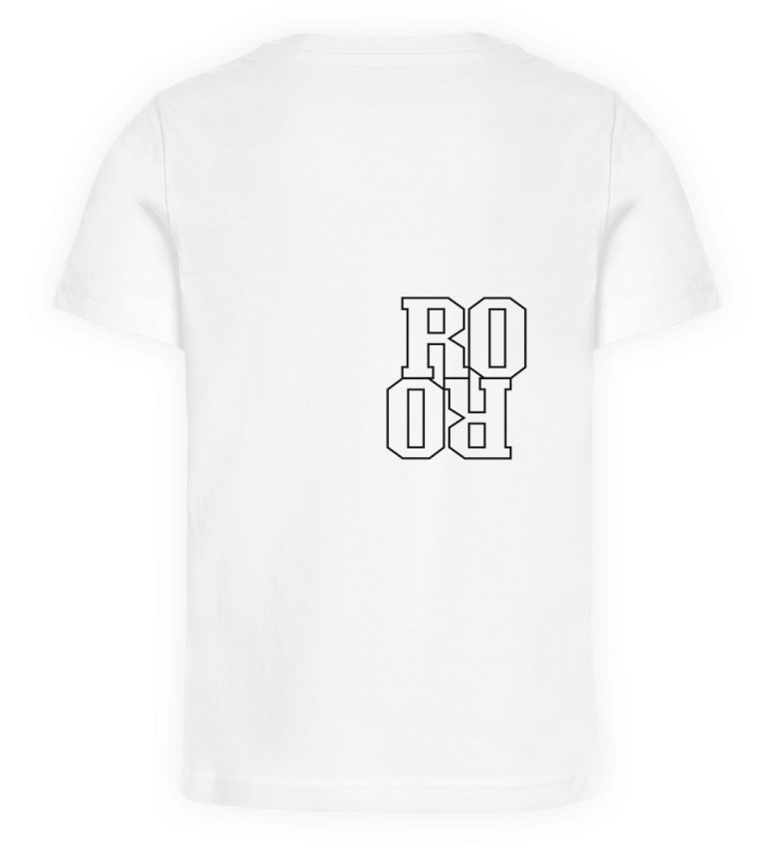 Weißes Kinder T-Shirt für Mädchen und Jungen bedruckt mit dem Design der Roger Rockawoo Kollektion gothic emo just a dream